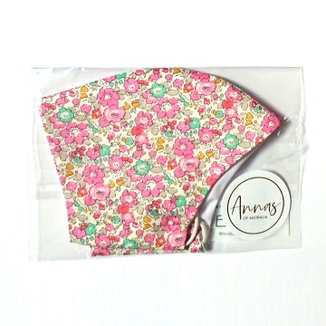 Liberty Tana Lawn Cotton Face Mask - Betsy Ann Pink